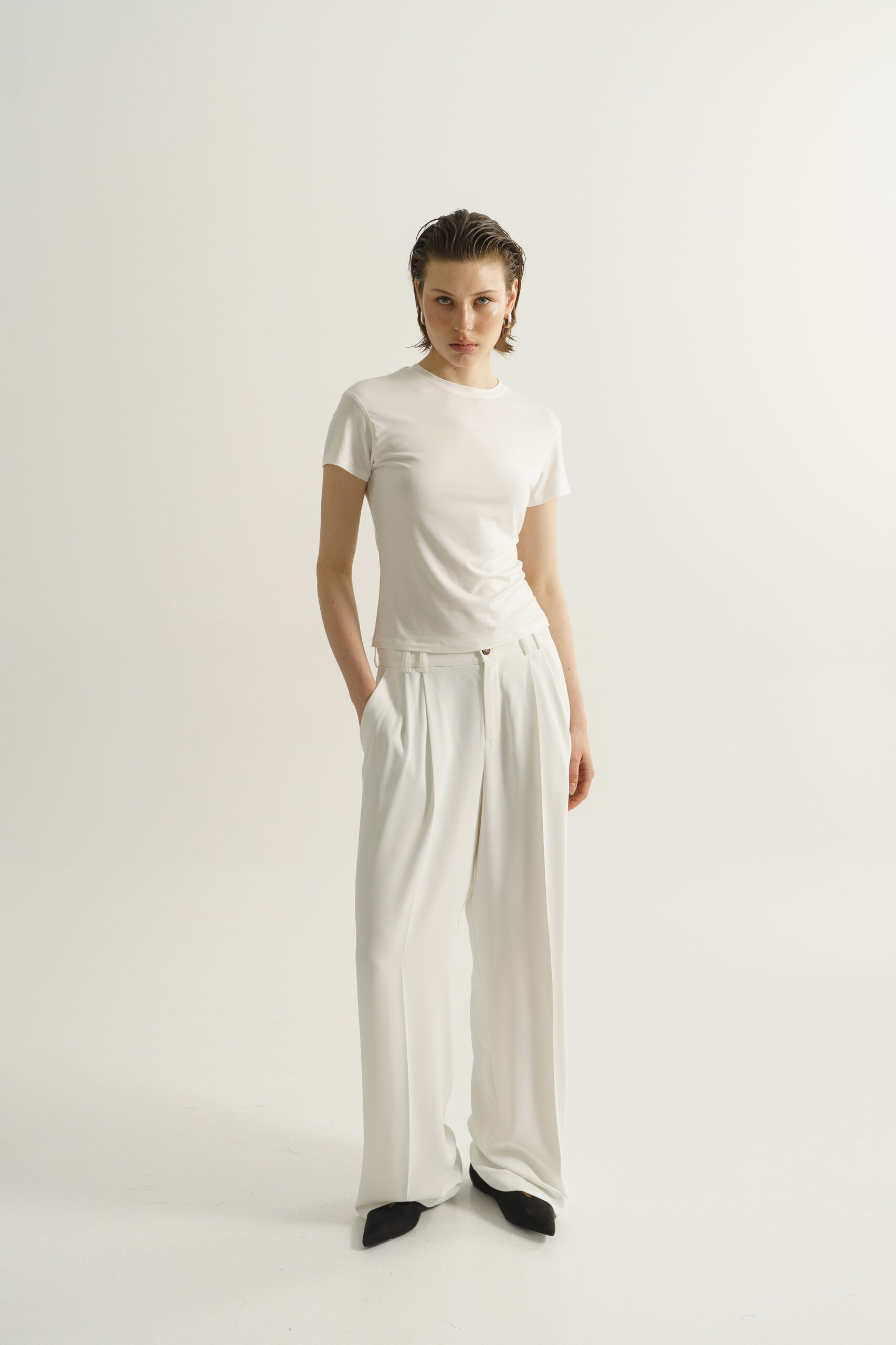 Брюки Relaxed white